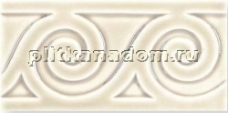 Adex Modernista ADMO4088 Relieve Mar C-C Marfil Бордюр 7,5х15 см