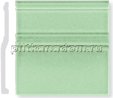 Adex Modernista ADMO5204 Rodapie Classico C-C Verde Claro Плинтус 15x15 см