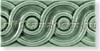 Adex Modernista ADMO4081 Relieve Classico C-C Verde Oscuro Бордюр 7,5х15 см
