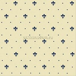 Petracers Grand Elegance GL11-02 Giglio Blu su crema Настенная плитка 20x20 см