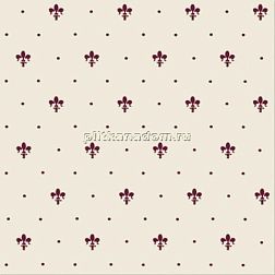 Petracers Grand Elegance GL01-08 Giglio Bordeaux su panna Настенная плитка 20x20 см
