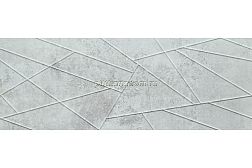 Tubadzin Lozzi Grey Str Серая Матовая Структурированная Настенная плитка 89,8х32,8 см