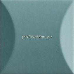 Ava Ceramica UP Cuscino Green Glossy Зеленая Глянцевая Настенная плитка 10x10 см