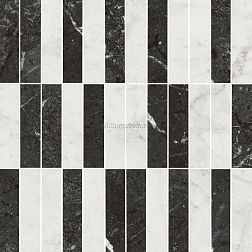 Kerama Marazzi Тубкаль KMD2MSA003BR Декор мозаичный микс чёрный белый 30x30 см