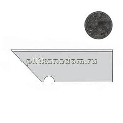 Atlas Concorde Aix Fumee Battiscopa Sag.Sx. (A0SQ) Неглазурованный керамогранит 30х7,2 см