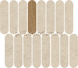Vives London Mosaico Barbican Natural Бежевая Матовая Мозаика 27x31 см