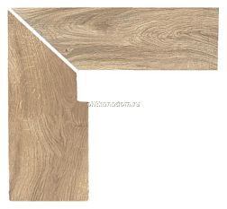 Gresmanc Amazonica Zanquin Recto Evo Derecho Бежевый Матовый Плинтус правый 27х30,5 см