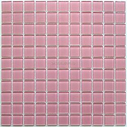 Bonaparte Мозаика стеклянная Pink glass 4 мм 30х30