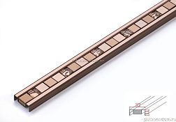Juliano Декоративные вставки JY3203 Yolanda Brown 3,2х244 см