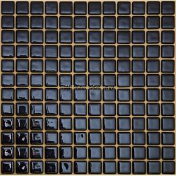 MVAPrintMosaic Мозаика стеклянная Моно 25FL-M-023 Черный 31,5х31,5 см