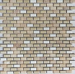 Tonomosaic Мозаика из керамики 110 Бежевая Глянцевая Мозаика 30х30 (1,2х2,5) см