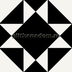 Nanda Tiles Kompas Venet Черно-белый Натуральный Керамогранит 20x20 см
