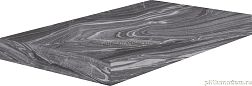 Cerdomus Luxe Angolo Sn Gradino C.Retta Dark Grey Nat. 77101 Ступень 33x120 см