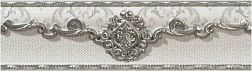 El Molino Poem Cenefa Plata-Perla Бордюр 7x25 см
