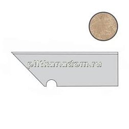 Atlas Concorde Aix Beige Battiscopa Sag.Sx. (A0SO) Неглазурованный керамогранит 30х7,2 см