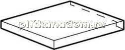Atlas Concorde Raw Pearl Scalino Angolare (A2BD) Неглазурованный керамогранит 33х33 см