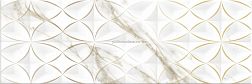 Emtile Valente Stel Deco Gold Белый Глянцевый Декор 20x60 см