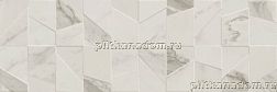 Azteca Ceramica Calacatta Gold Silver R90 Top Серая Матовая Декорированная Настенная плитка 30х90 см
