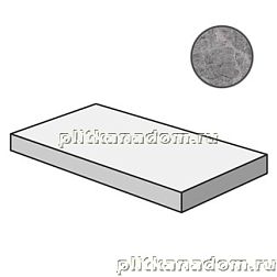 Cerdomus Supreme Angolo Dx Grad.C.Retta Charcoal Nat 75505 Ступень 33x120 см