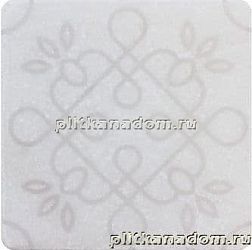 Травертин Marble White Motif 1 Декор мрамор 10х10