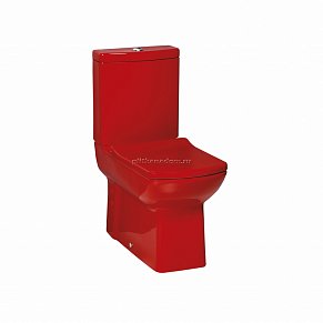 Creavit Lara LR360-00KI00E-0000 Унитаз с биде к стене Красный