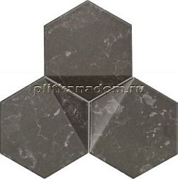 Tubadzin Scoria Black Черная Матовая Мозаика 16,5х19,2 см