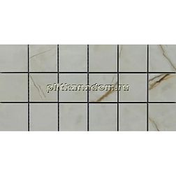 La faenza Oro Mk.OrCre3х3LP Серая Лаппатированная Мозаика 15х30 см