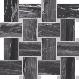 Cerdomus Luxe Contrasti Black Lev. con Tozz.Madreperla 75008 Мозаика 30x30 см