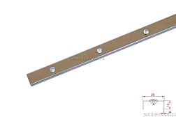 Juliano Декоративные вставки DR2511 Ruby Silver 2,5х244 см