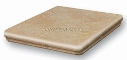 Stroeher Keraplatte Roccia 833 Corda Угловая Ступень - флорентинер 34,5х34,5 см