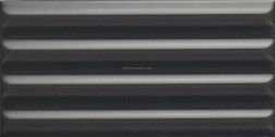 41zero42 Wigwag Black Черная Глянцевая Настенная плитка 7,5x15 см
