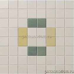 Wow Tesserae Play Two Frutti Белый Матовый Керамогранит 28x28 см