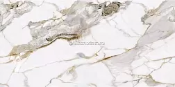 Zibo Fusure Gold Ink White G126016G Белый Полированный Керамогранит 60x120 см