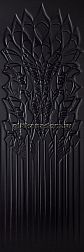 Paradyz Cold Princess Crown Black Struktura Rekt Черная Матовая Ректифицированная Настенная плитка 39,8x119,8 см