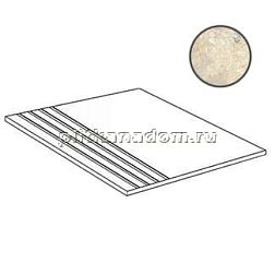 Atlas Concorde Aix Blanc Gradino (A0SR) Неглазурованный керамогранит 75х37,5 см