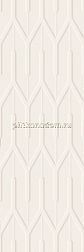 Paradyz Nightwish Bianco B Structure Белая Матовая Структурированная Настенная плитка 25x75 см