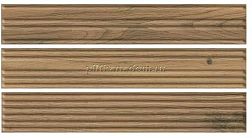 Paradyz Carrizo Wood Stripes Mix Коричневый Матовый структурный Керамогранит 6,6х40 см
