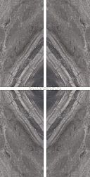 Cerdomus Supreme Book Match Charcoal Levigato 77535 Серый Полированный Декор 60x120 см