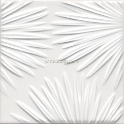 Kerama Marazzi Агдаль Декор 4 белый матовый структура 15x15 см