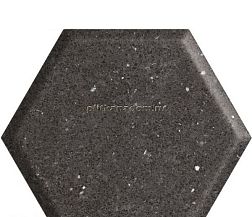 Paradyz Space Dust Nero Heksagon Struktura A Черная Матовая Настенная плитка 17,1x19,8 см