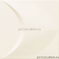 Tubadzin Colour 2018 White STR 2 Настенная плитка 14,8х14,8 см