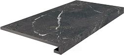 Kerama Marazzi Тубкаль KM6060G0331RGCF Ступень фронтальная клееная чёрный 33x60 см