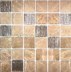 Caramelle Silk Way Bronze Velour Мозаика 29,8х29,8 (2,3х2,3) см