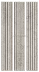 Paradyz Carrizo Grey Stripes Mix Серый Матовый структурный Керамогранит 6,6х40 см