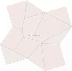 Wow Trencadis Gaudi Chalk Белый Керамогранит 25,5x25,5 см