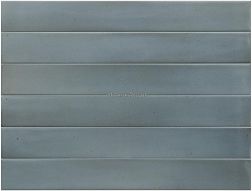 Equipe Massimo Smoke Blue Голубая Матовая Настенная плитка 5х40 см
