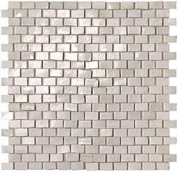 Fap Ceramiche Brickell White Brick Mosaico Gloss Мозаика 30x30 см