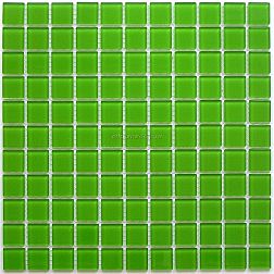 Bonaparte Мозаика стеклянная Green glass 4мм 30х30