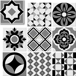 Geotiles Geomix Vendome (12 видов рисунка) Керамогранит 22,3x22,3 см