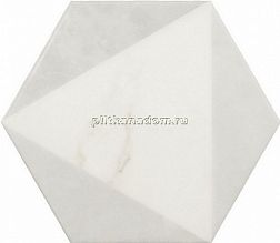 Equipe Carrara Hexagon Peak Напольная плитка 17,5х20 см